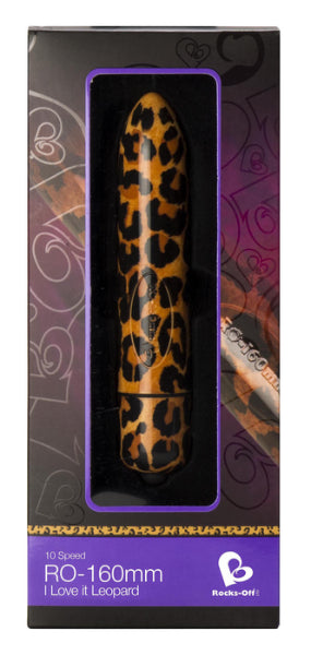 160mm Vibrator Leopard Brown